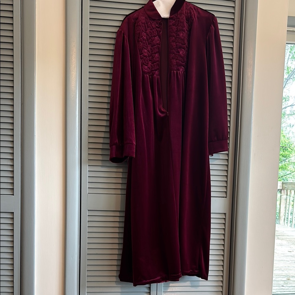 Elegant Burgundy Teddy Jacket